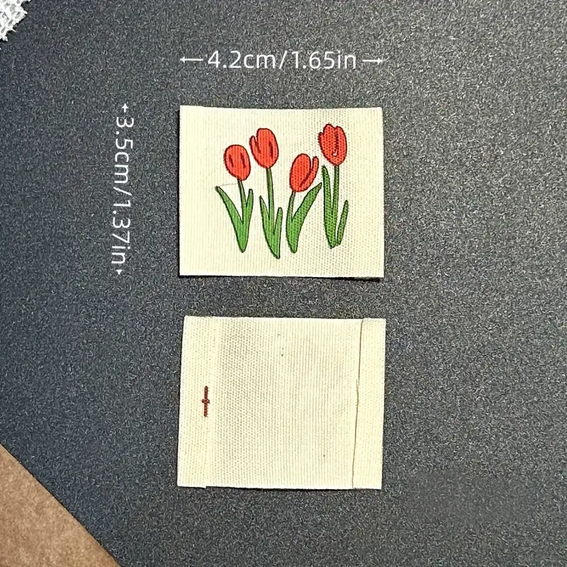 Sew-In Tulip Sewing Label