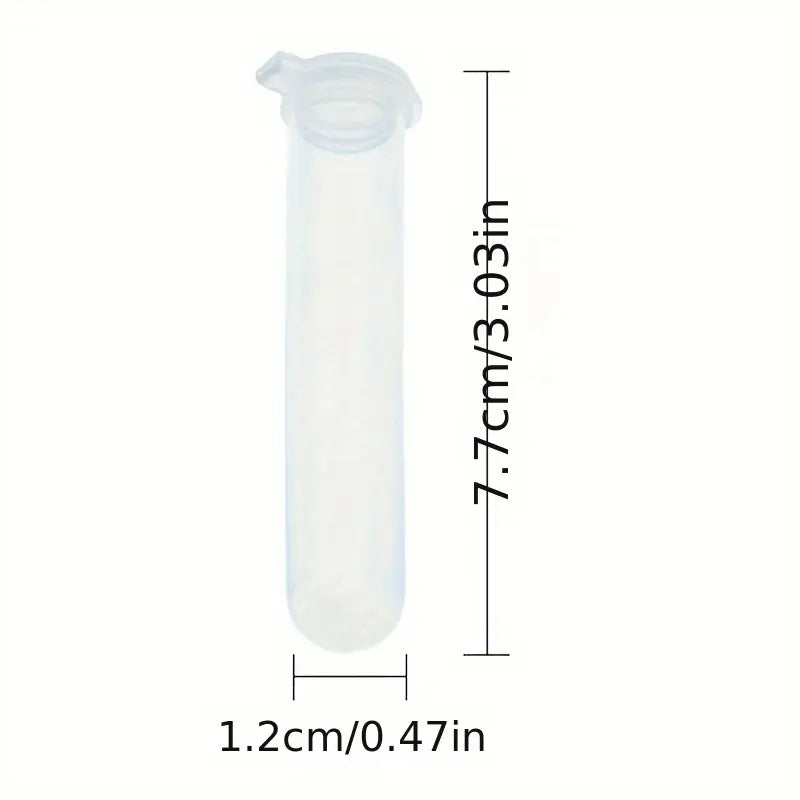 2pcs Transparent Needle Storage Tubes