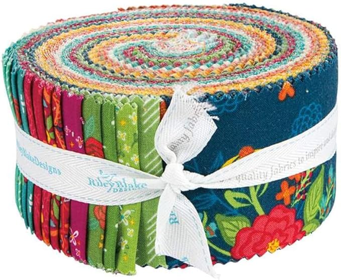 Indigo Garden 2.5" Rolie Polie | Heather Peterson for Riley Blake Designs