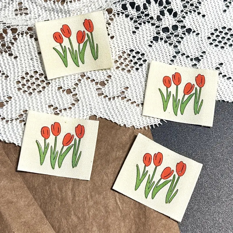 Sew-In Tulip Sewing Label