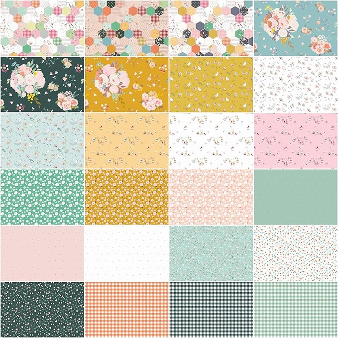 Hidden Cottage 2.5" Rolie Polie | Minki Kim for Riley Blake Designs