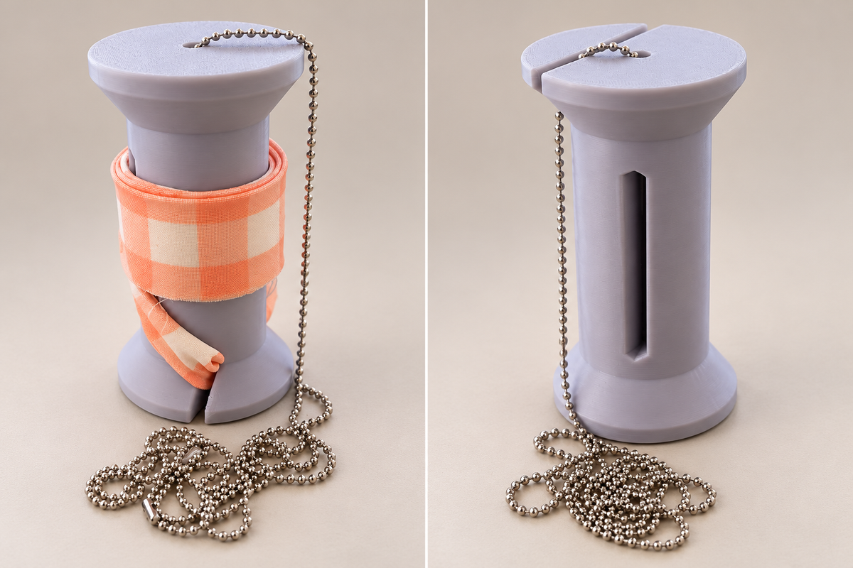 3D Printed Quilt Binding Spool & Keeper