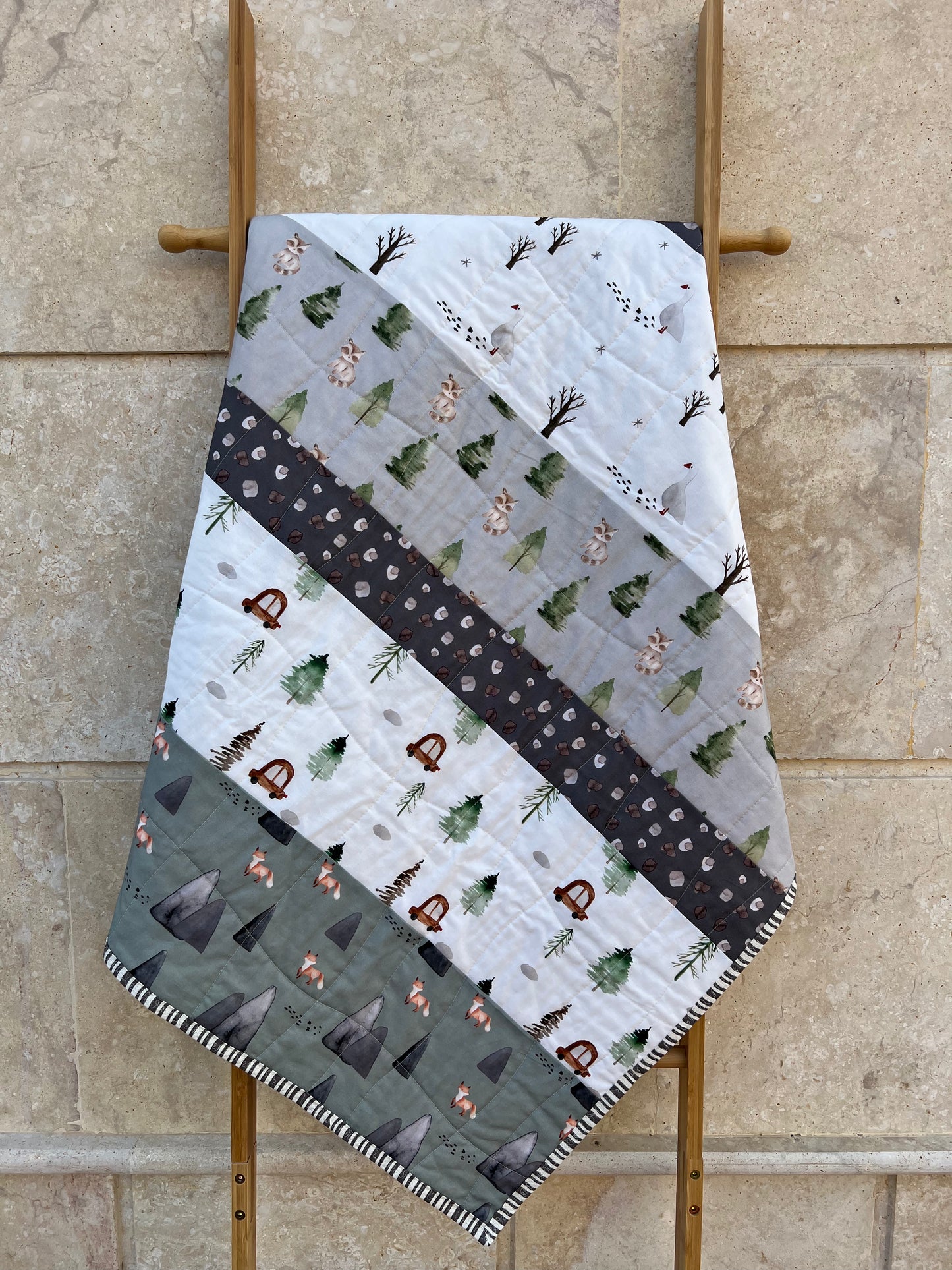 Woodland Critters Crib Quilt