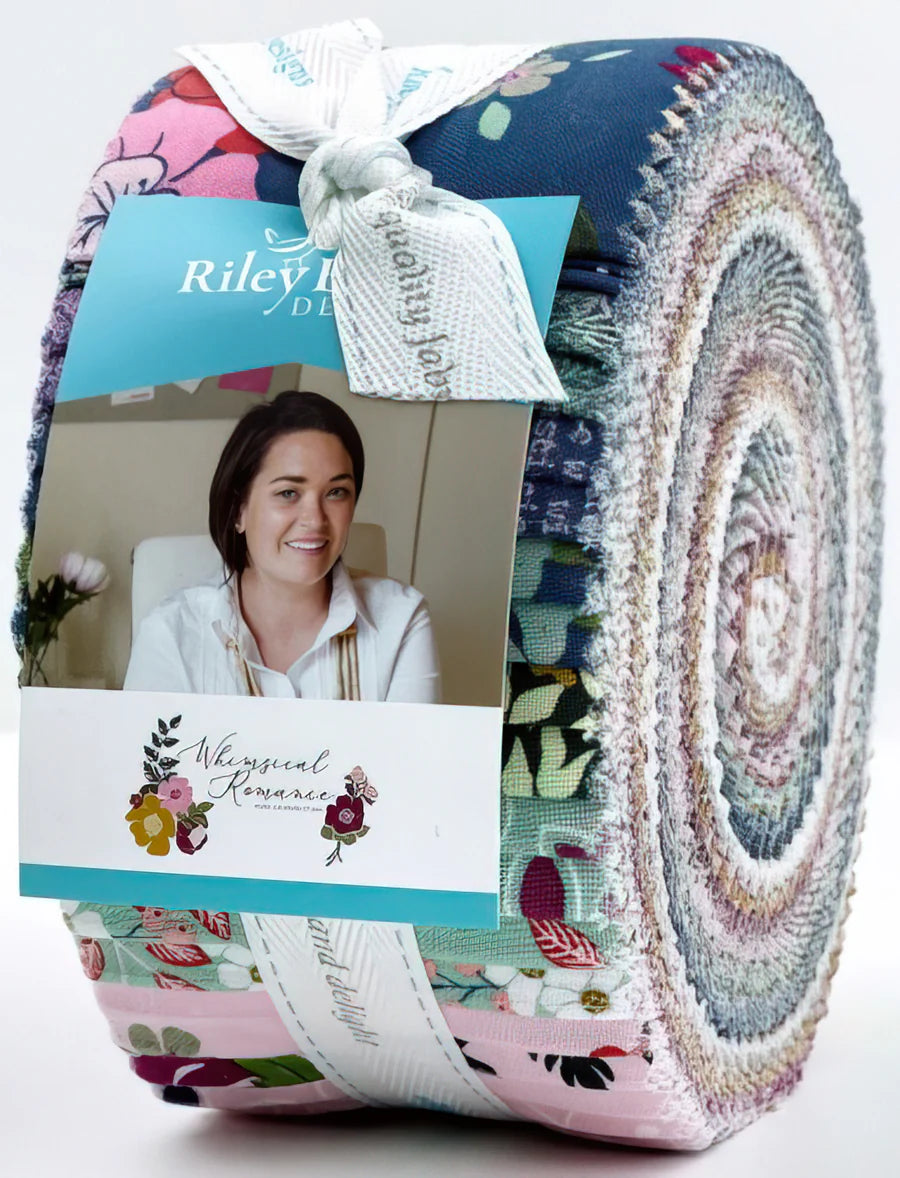 Whimsical Romance 2.5" Rolie Polie | Keera Job for Riley Blake Designs