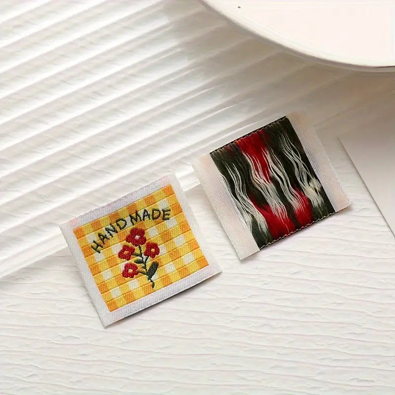10pcs Assorted Square Sew-In Sewing Labels