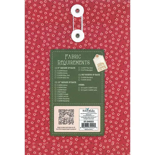 Mercantile Quilt Seeds Tea & Notions Quilt Pattern