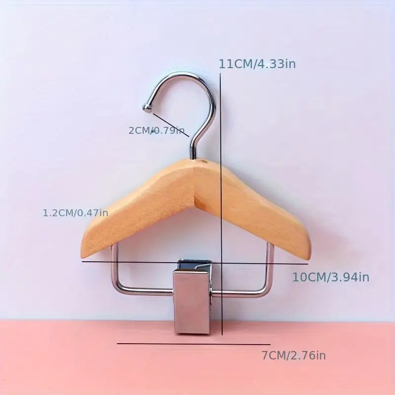 Mini Wooden Hangers