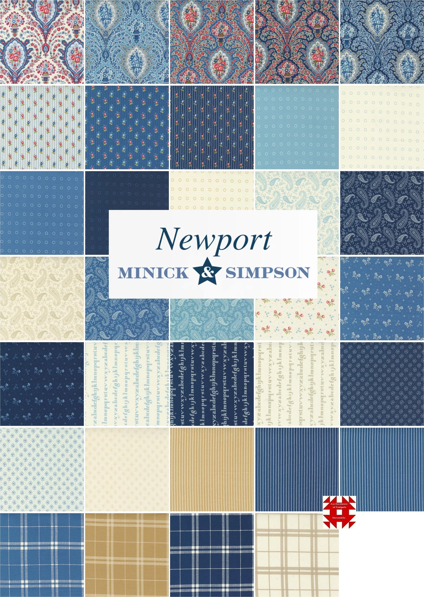 Newport Jelly Roll | Minick & Simpson for Moda Fabrics