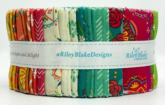 Indigo Garden 2.5" Rolie Polie | Heather Peterson for Riley Blake Designs