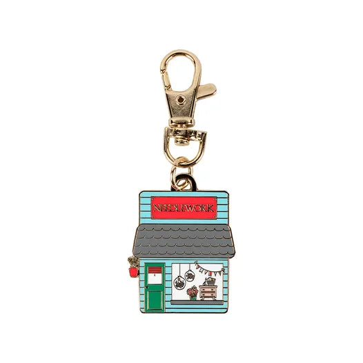 Needlework Shop Enamel Charm