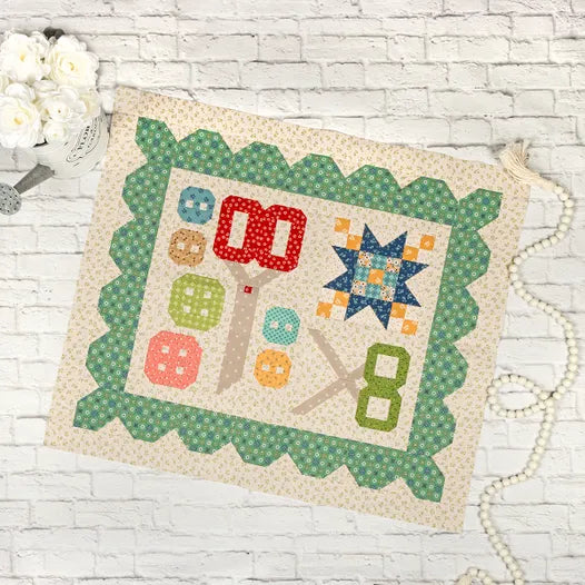 Mercantile Quilt Seeds Scissors & Buttons Quilt Pattern