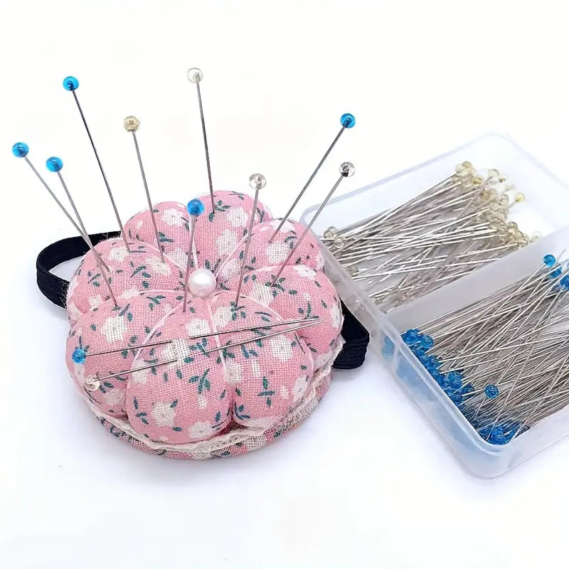 Crystal Glass Head Pins – 200 Pieces