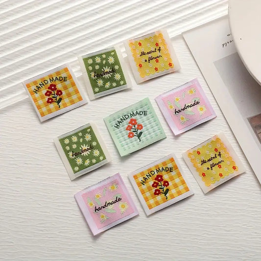 10pcs Assorted Square Sew-In Sewing Labels