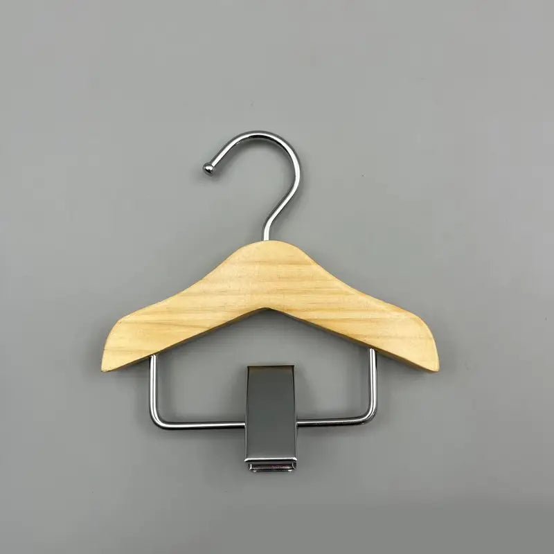 Mini Wooden Quilt Hangers with Stainless Steel Clips – Pack of 2