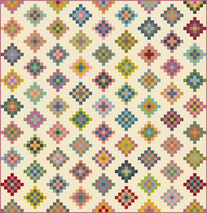 Babcia Square Pattern By Laundry Basket Quilts