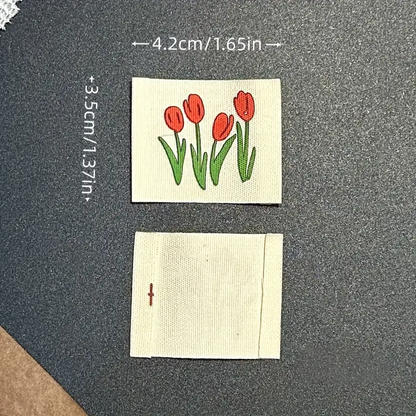 Sew-In Tulip Sewing Label