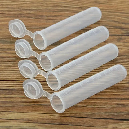 2pcs Transparent Needle Storage Tubes