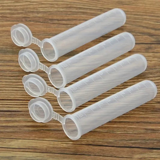 2pcs Transparent Needle Storage Tubes