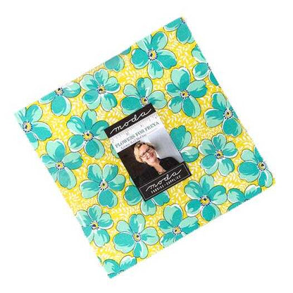 Flowers for Freya Layer Cake 10" Squares Fabric by Linzee Kull McCray