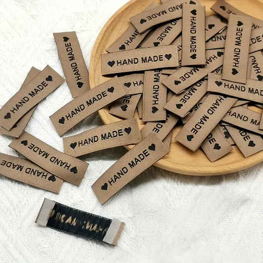 10Pcs Sew-in "Handmade" Sewing Label