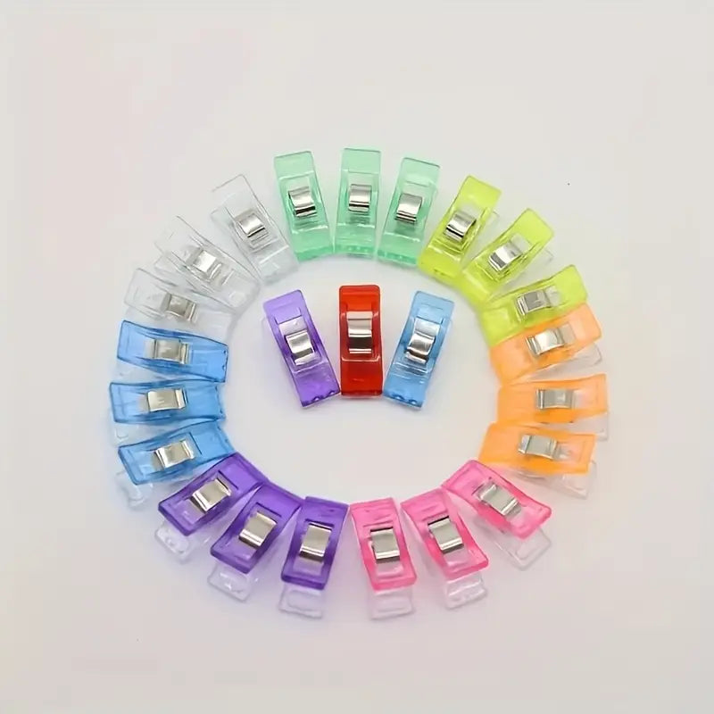 Mixed Color Plastic Sewing Clips