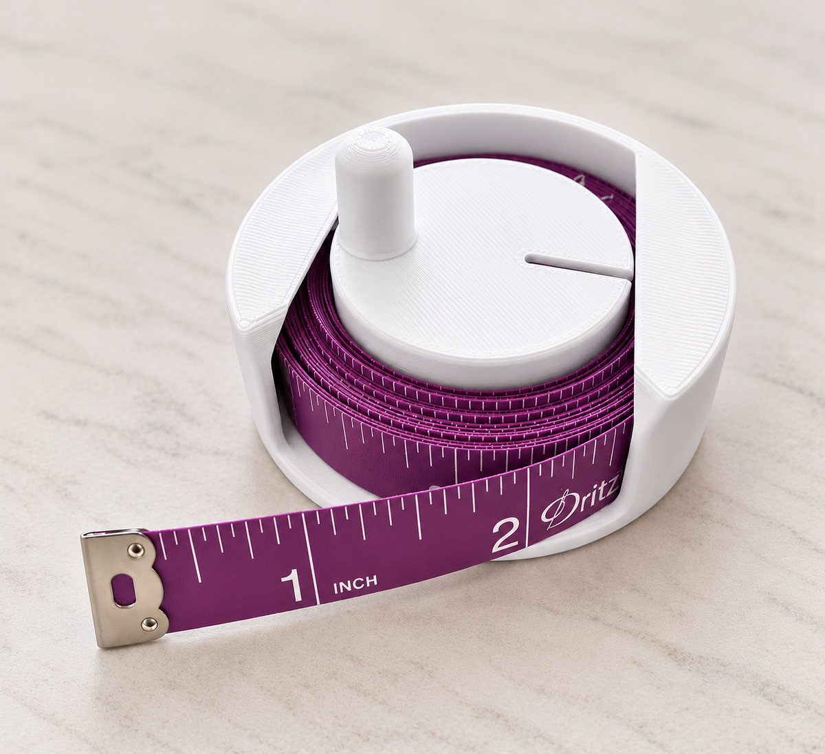 3 meters (120") 3D Printed Measuring Tape Holder