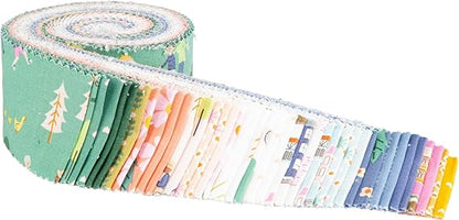 Community 2.5" Rolie Polie | Citrus & Mint for Riley Blake Designs