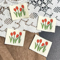 Sew-In Tulip Sewing Label