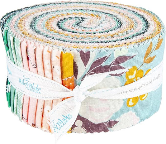 Hidden Cottage 2.5" Rolie Polie | Minki Kim for Riley Blake Designs