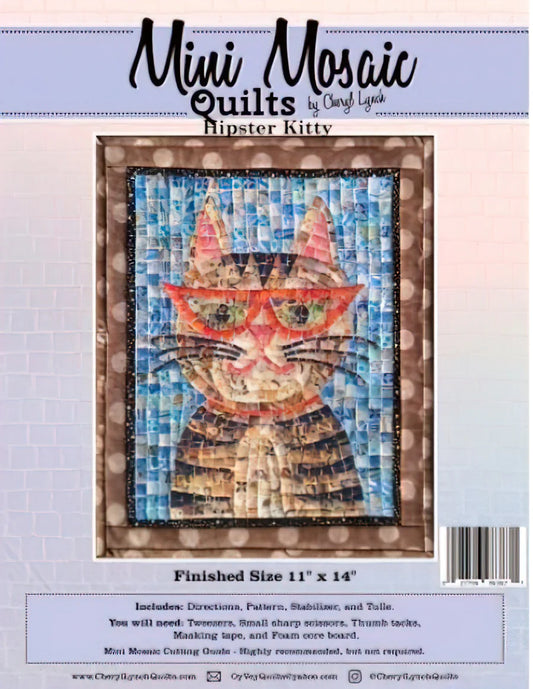 Mini Mosaic - Hipster Kitty Quilt Kit