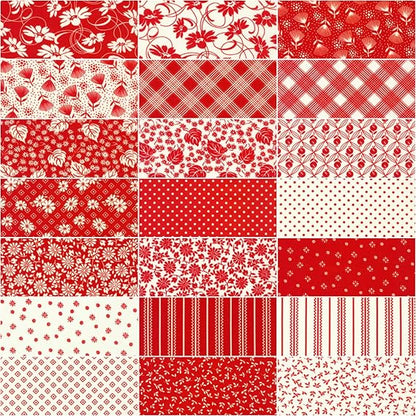 Daisy's Redwork Plus Panel By Debbie Beaves For Robert Kaufman