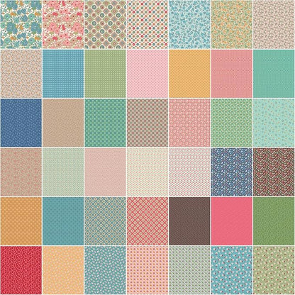 Mercantile  Layer Cake 10" Squares Fabric by Lori Holt