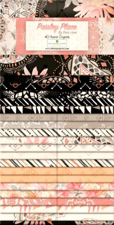 Paisley Place 40 Karat Crystals | Dina June for Wilmington Prints