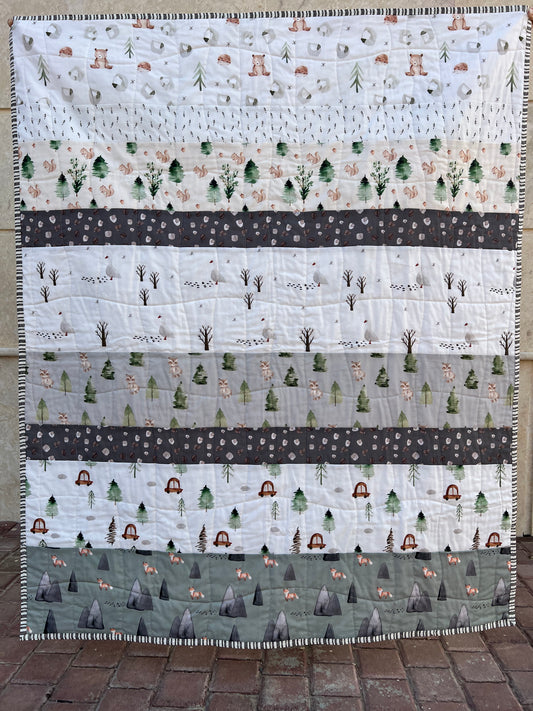 Woodland Critters Crib Quilt
