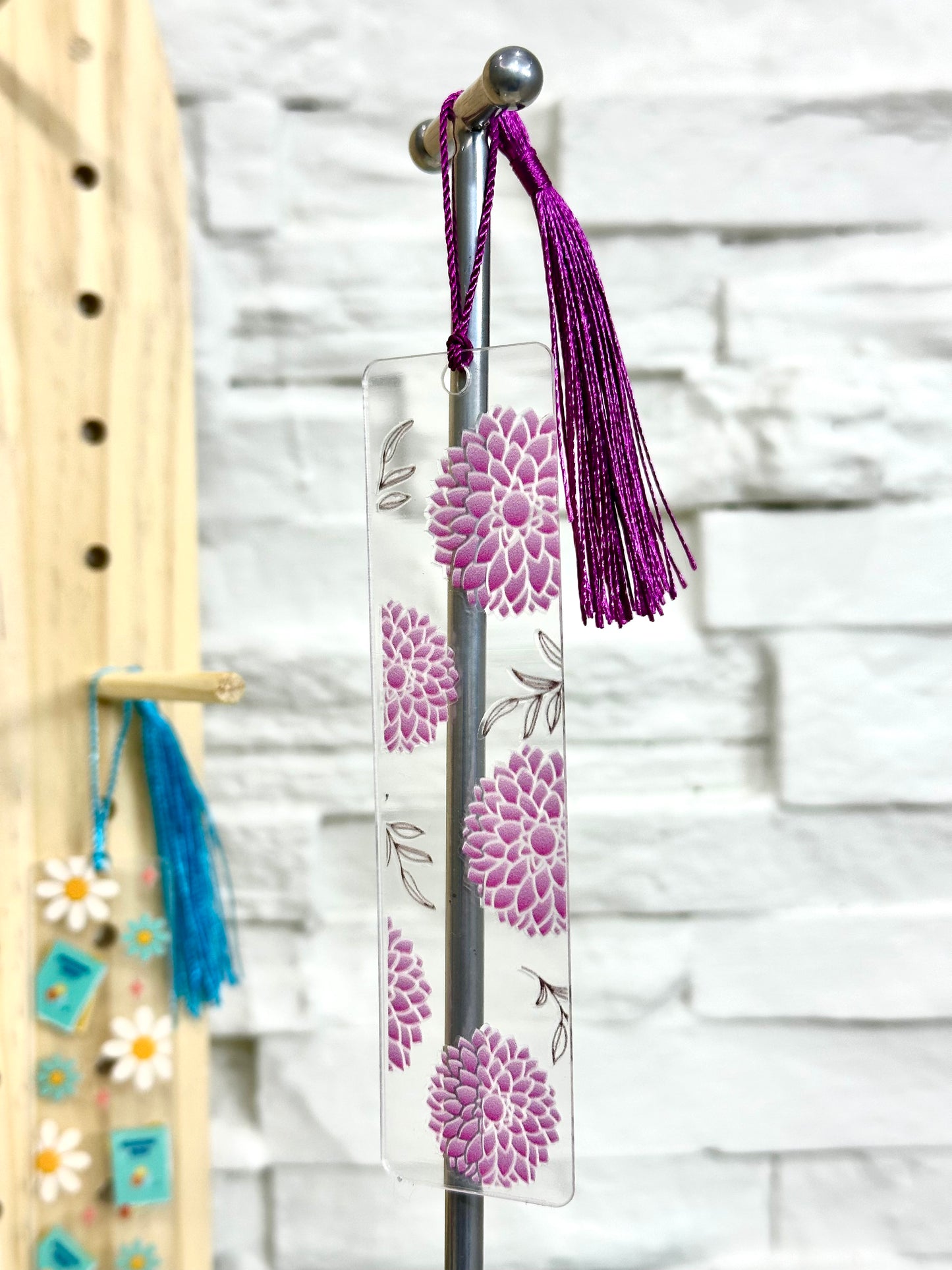 Acrylic Bookmarks (Florals)