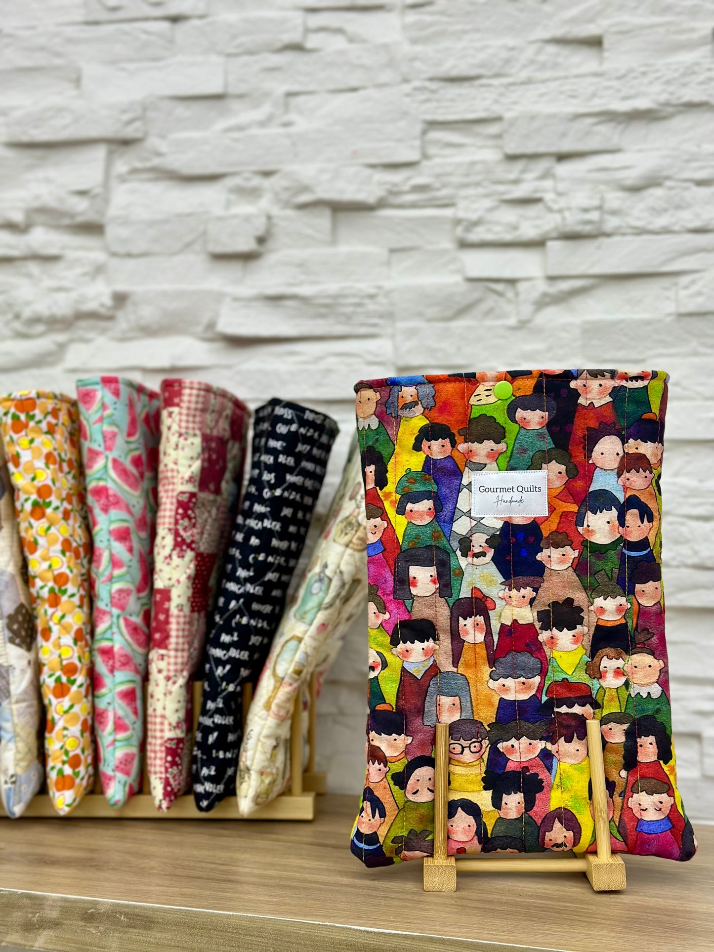 Quilted Book & Ipad sleeves (medium)