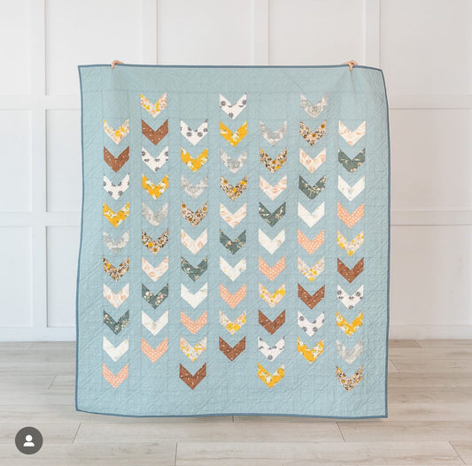 Scrappy Arrows Pre-cut Quilt Kit (with backing)