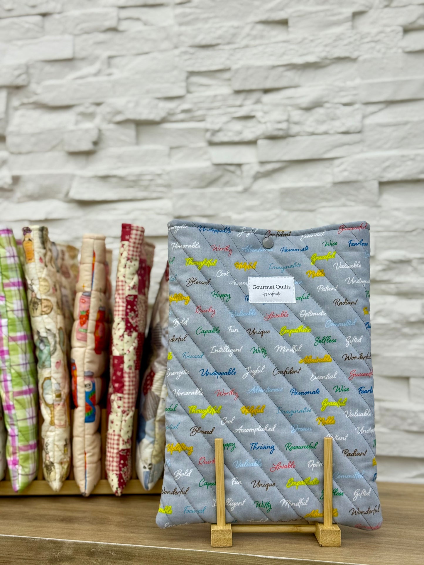 Quilted Book & Ipad sleeves (medium)