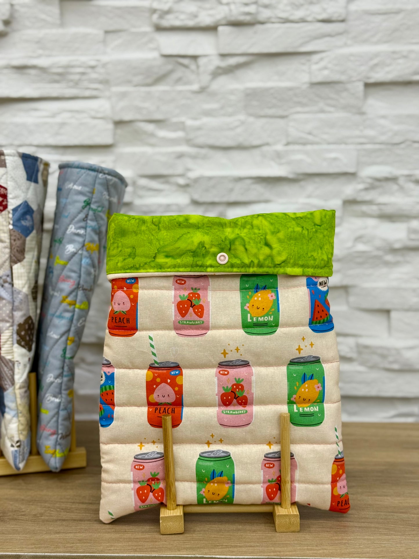 Quilted Book & Ipad sleeves (medium)