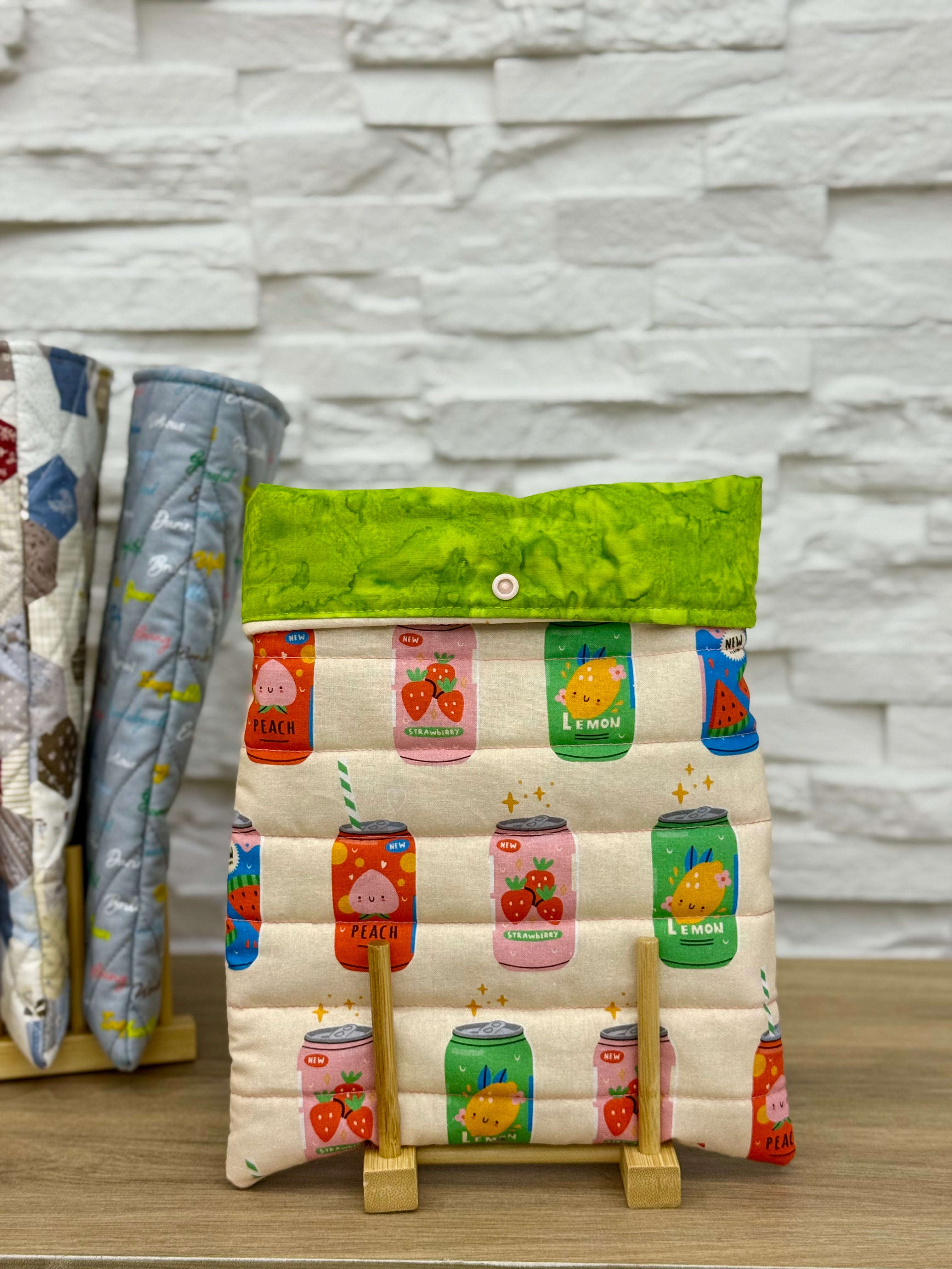 Quilted Book & Ipad sleeves (medium)