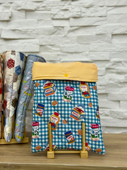Quilted Book & Ipad sleeves (medium)