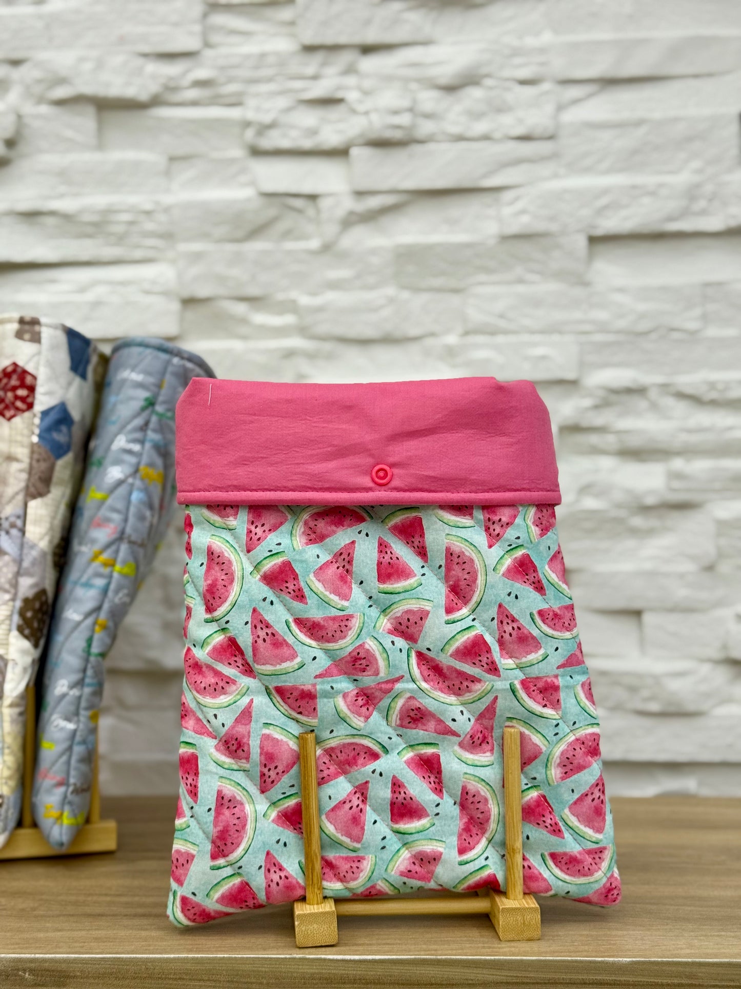 Quilted Book & Ipad sleeves (medium)