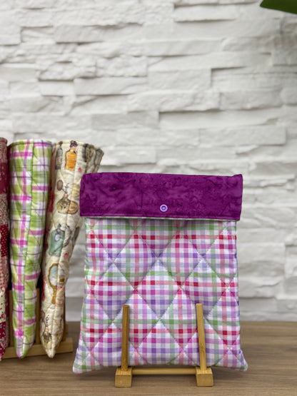 Quilted Book & Ipad sleeves (medium)