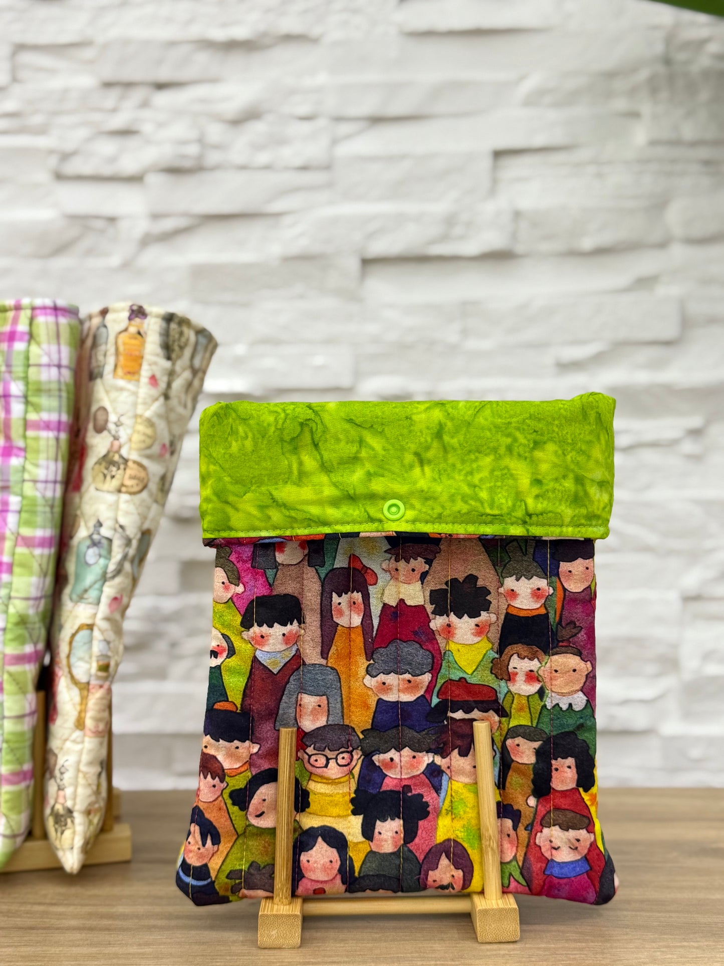 Quilted Book & Ipad sleeves (medium)