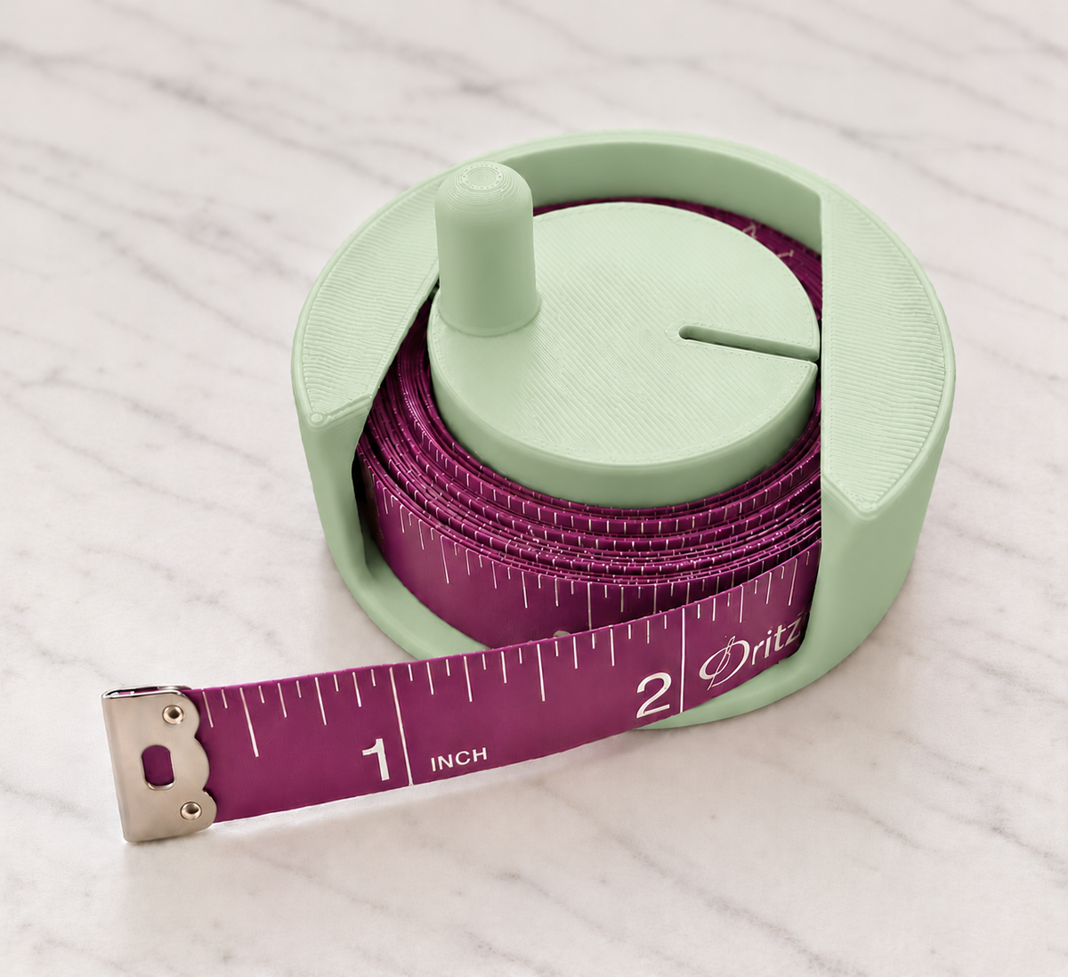 3 meters (120") 3D Printed Measuring Tape Holder