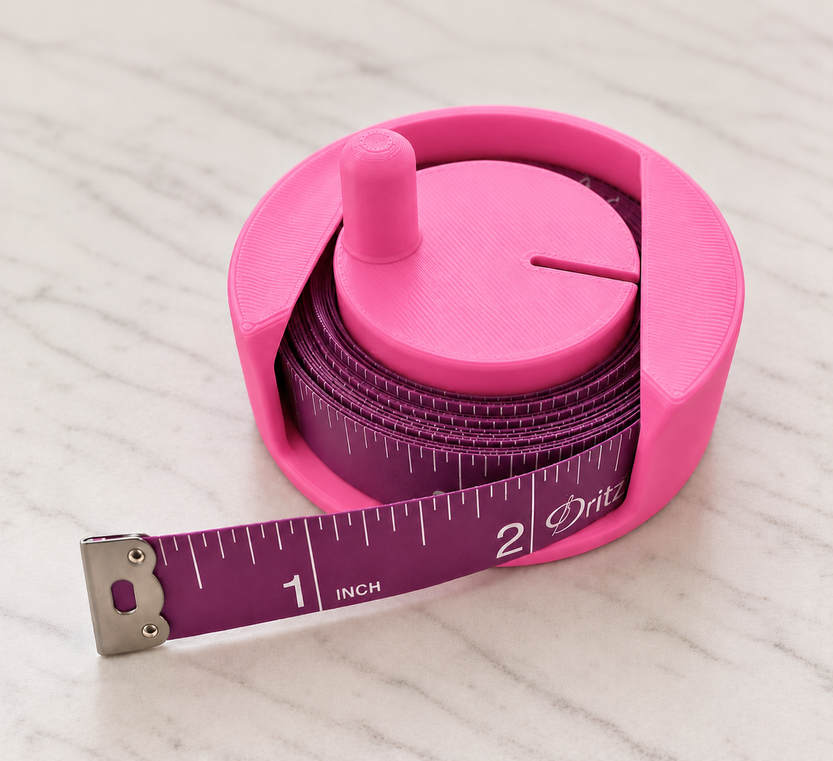 3 meters (120") 3D Printed Measuring Tape Holder
