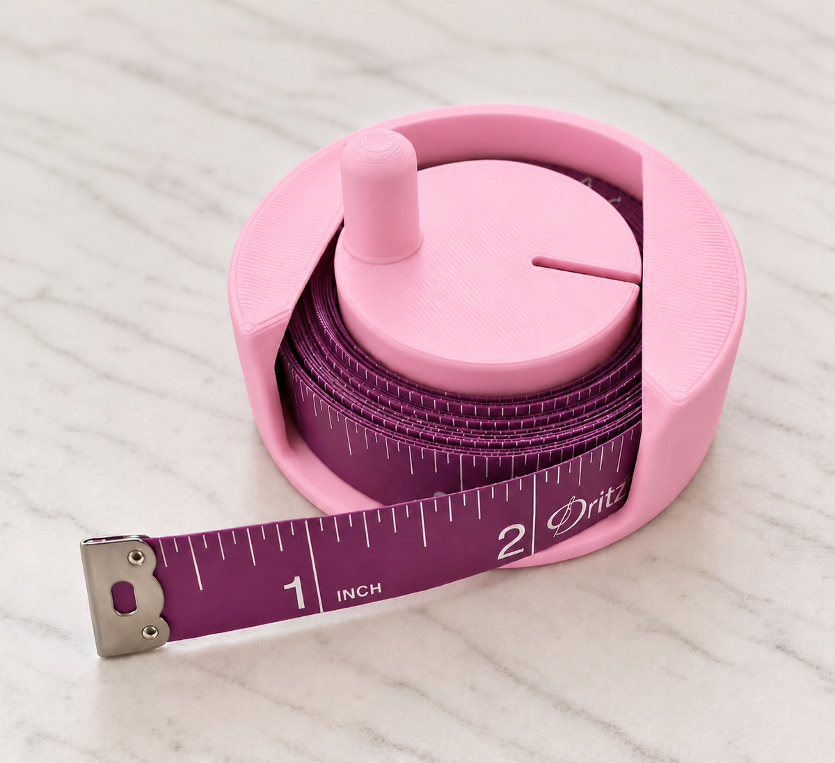 3 meters (120") 3D Printed Measuring Tape Holder