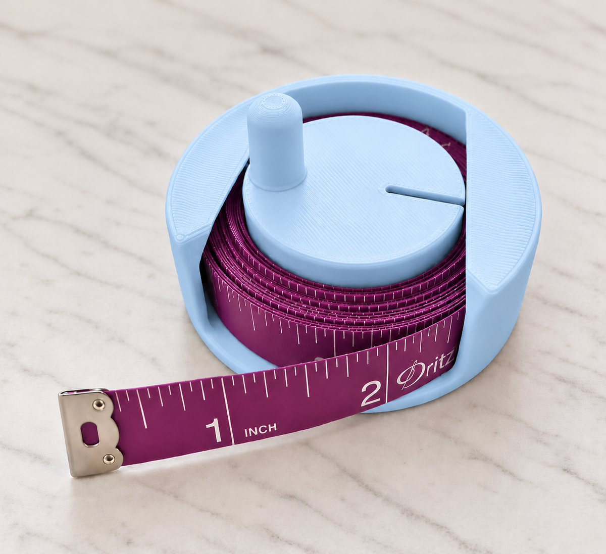 3 meters (120") 3D Printed Measuring Tape Holder