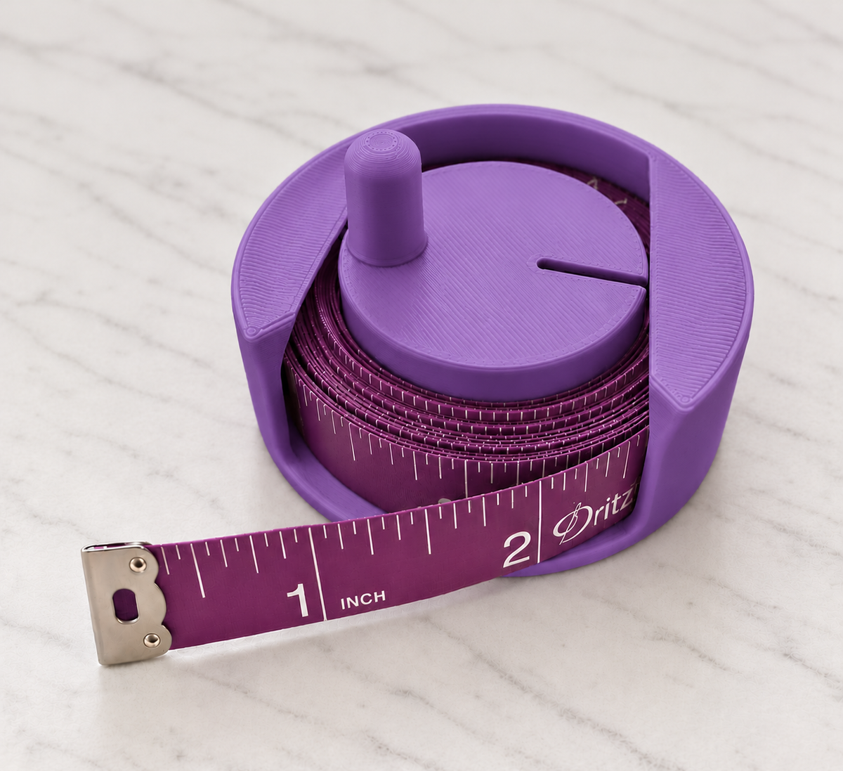 3 meters (120") 3D Printed Measuring Tape Holder