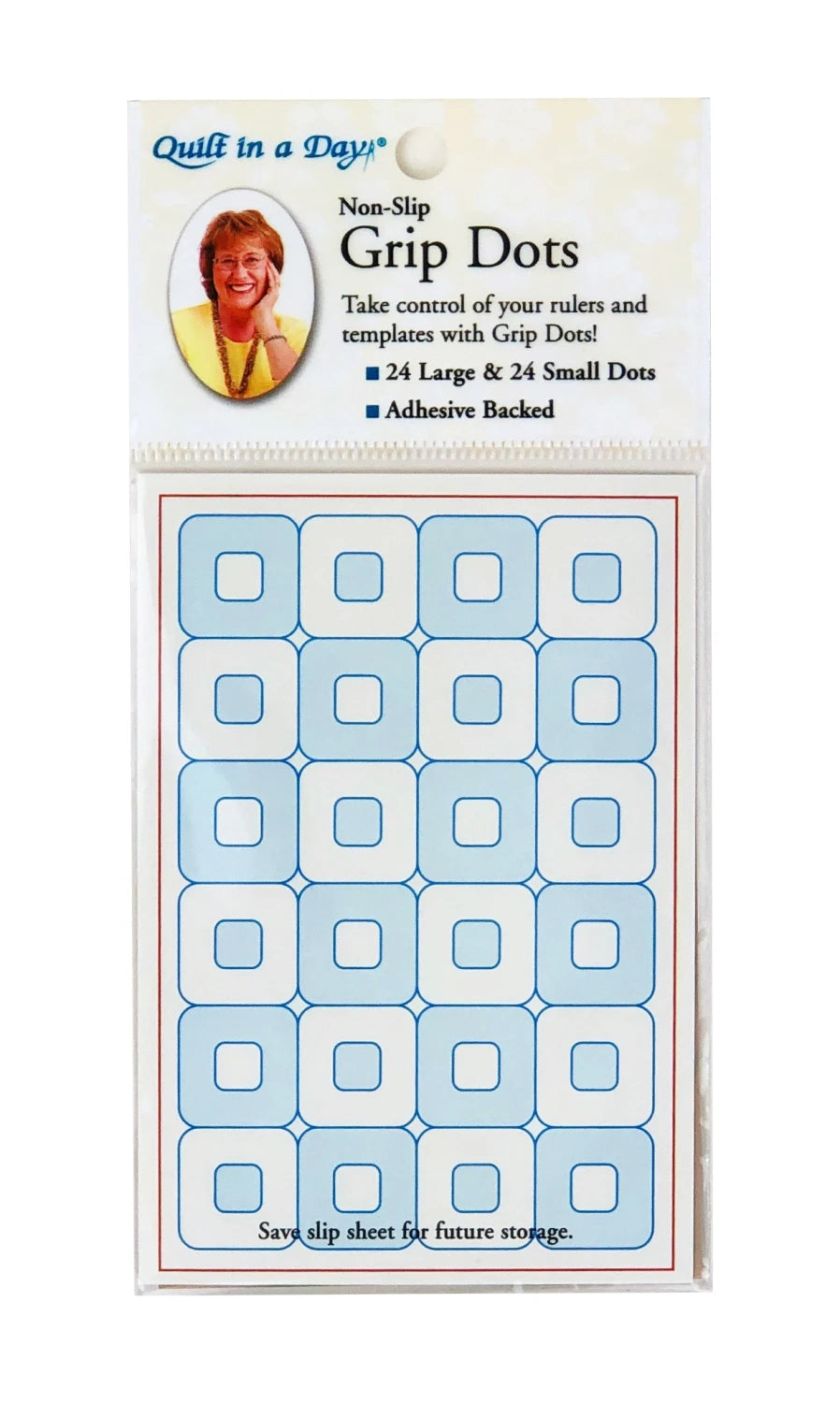 Quilt in a Day – Ruler & Template Grip Dots